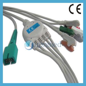 Wholesale MEK One piece 5-lead ECG Cable with leadwires from china suppliers