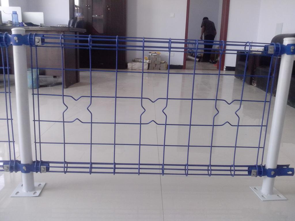 Q195 PVC coated Welded Double-lap fence/Double Circle Wire Fence with factory price Made In China ,High Quality