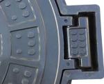 Lightweight FRP Manhole Cover Anti Theft For Sewage Engineering Construction