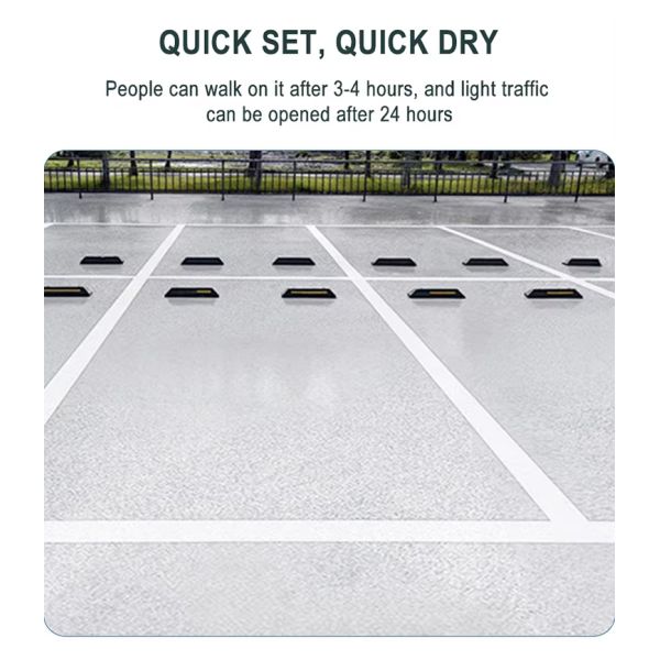 8 Hours Epoxy Floor Top Coat Bright Anti Slip Water Based Primer Paint