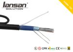 BC Outdoor UTP Cat5e Cable FTP 24AWG PVC PE With Messenger Jelly