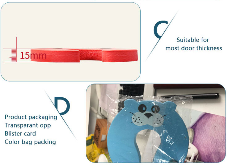 Eva Animal Baby Door Stopper Ebei-eya Color Stick Eco-Friendly