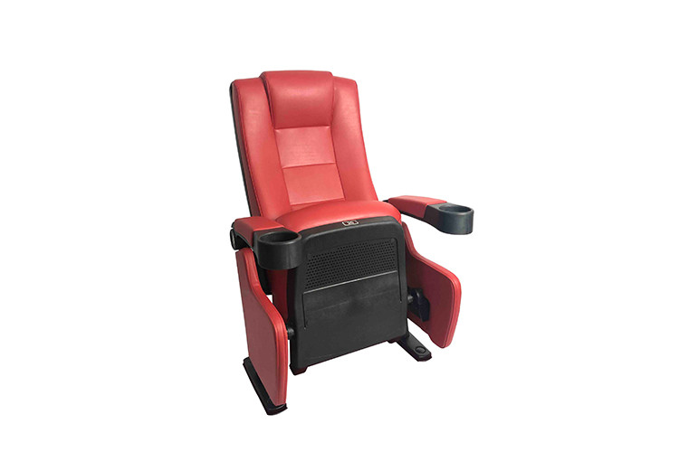 Plastic Armrest Movie Theater Chairs Cinema Room Furniture
