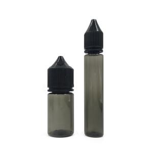 Wholesale Transparent PET Childproof Round E Liquid Bottle For Customization Printing from china suppliers