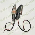 Motorcycle Blinker Universal Double Sides LED Indicators Black