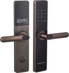 Keyless Entry Mortise Door Lock with Biometric Fingerprint Touchscreen Keypad
