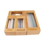 OEM/ODM Acceptable Natural Bamboo Plastic Arch Storage Box with Aluminum Foil