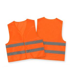 Wholesale CE EN471 Certified High Visibility Orange Reflective Safety Vests for S-5XL Sizes from china suppliers