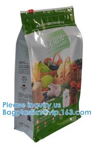 Wholesale Custom Logo Recycled Pouches, Slide Zippers Lock, Gusset Mylar Dog Food Pet Food Packing, Flat Bottom Pouch from china suppliers