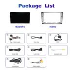 2 64G Car Radio with Rear View Camera Android Auto Carplay GPS Navigation WIFI