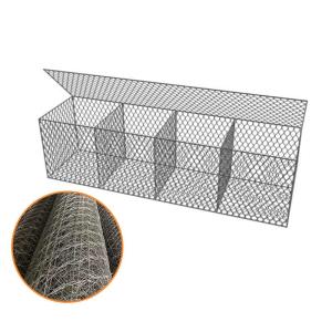 Wholesale Manufacture Galvanized Hexagonal Gabion Box Basket Wire Mesh Stone Cage For Retaining Wall And Fence from china suppliers