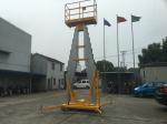 14m Double Mast Aerial Work Platform , Durable Awp Equipment 150Kg Loading