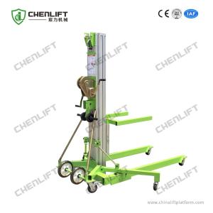 Wholesale Portable Single Doorways Manual Material Lift with Swivel Locks from china suppliers