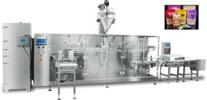 Wholesale Zipper Bag Automatic Popcorn Packing Machine 3.5kw PLC control For Granule Snacks from china suppliers