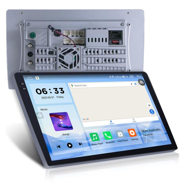 Universal 9" QELD HD Touch Screen Carplay Android Auto Double Din BT Carplay