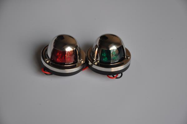 Marine Boat Yacht Light Stainless Steel LED Bow Navigation Lights One Pair