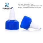 Various Color Long Nozzle Screw Twist Top Cap For Cosmetics Bottles