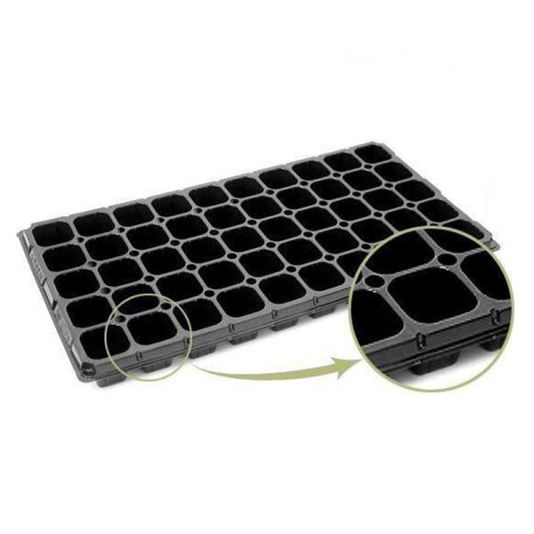 Eco Friendly 115g Plastic Seedling Tray 128 Holes Extra Strength Greenhouse Seed