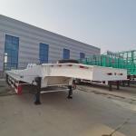 Jost E100 Landing Gear 80t Low Bed Truck Semi Trailer for Heavy Mechanical