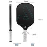 Meet USAPA Standard Raw Carbon Fiber Pickleball Paddle with Rev-Core Power