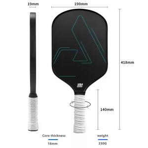 Wholesale Meet USAPA Standard Raw Carbon Fiber Pickleball Paddle with Rev-Core Power Polymer Core from china suppliers