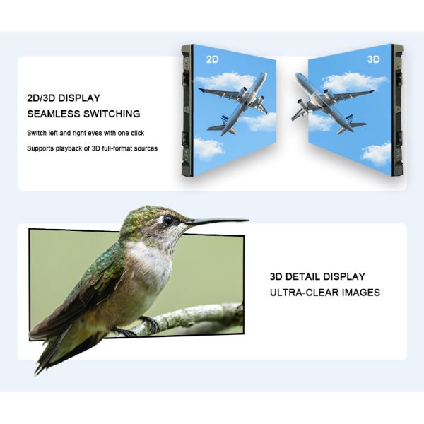 Ecological Situation Video Interaction Display LED 3D Screen Effect 3D Restaurant Screens