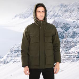 Wholesale Men's Heating Jacket Custom Heated Clothes Electric Softshell Waterproof Winter Work Garment from china suppliers