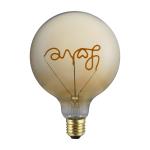 Exquisite 240V Glass G125 80CRI 6W 2700k E27 LED Edison Bulb