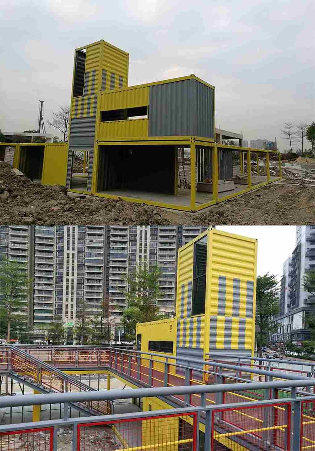 Space Custom Container House 2 Floors With Modular Homes Prefabricated