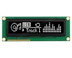 OLED LCD Module 3.84'' 100*16 Graphic Super Wide Temperature 5.0v Winstar