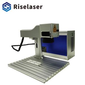 Wholesale Split Design 30W Fiber Laser Marking Machine Desktop Fiber Laser Engraver from china suppliers