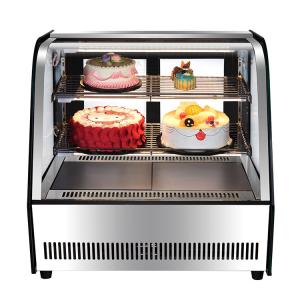 Wholesale Stainless Steel Cake Chiller Showcase with Glass Display and Temperature Range of 2-8 from china suppliers