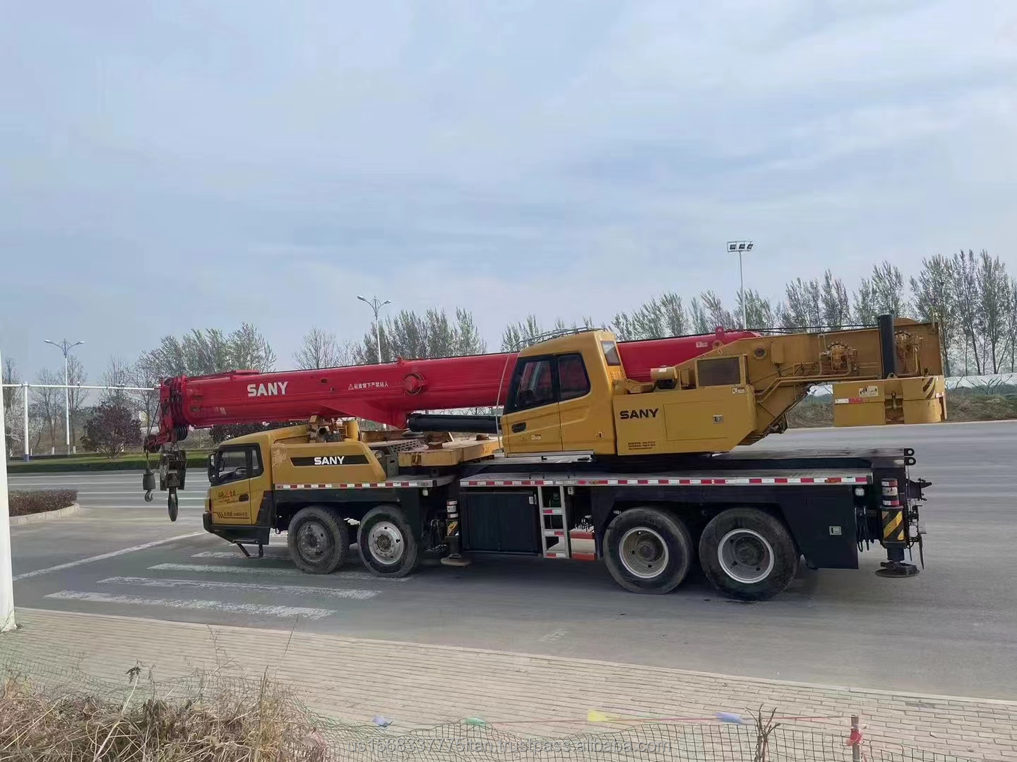 Hydraulic Cylinder SANY Used SANY 55 Ton Crane Excellent Performance Construction Machine