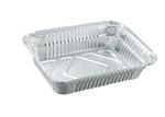 Disposable Foil Trays With Lids Rectangle / Round Shape For Hotel And Restaurant