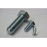 Buy cheap Fine Thread Hex Head Tap Bolt , Structural Hex Head Fasteners Silver White Metal from wholesalers