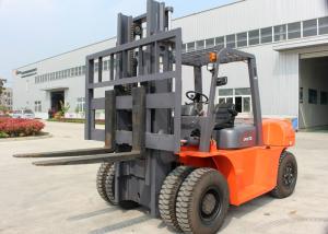 Wholesale 7 Ton Hydraulic Diesel Double Pallet Industrial Forklift Truck With 3360MM Min Turning Radius from china suppliers
