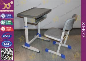 Wholesale School Furniture Single Student Desk And Chair With Strengthened Station Leg from china suppliers