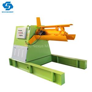 Wholesale Hydraulic Decoiler with Coil Car Full-Automatic Metal Sheets Decoiler from china suppliers