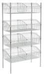 Floor Type Commercial Wire Shelving , Hotel Counter Top And Food Prepare