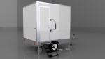 Affordable Functional and customizable Mobile single shower Trailer Outdoor