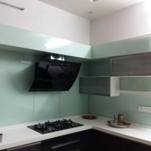 Wholesale Industrial Technique Painted Glass for Kitchen Splashback Decorative Lacquered Glass from china suppliers