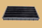 Low Temperature Resistant Plastic Core Tray / Black Rock Core Boxes 850mm