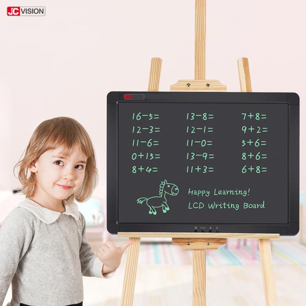 30 Inch Portable LCD Writing Board Tablet , Digital Display School LCD Bulletin