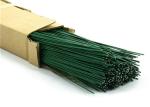 Green Christmas Gardening Flexible Paddle Colored Metal Wire 0.6mm