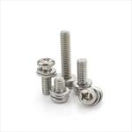 M2.5 304 Stainless Steel Pan Head Screws ODM Flat Split Lock Washer Screw