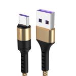 5A Type C Nylon Charging Cable Length 0.5M - 2M OD 3.1mm Fast Data Transmission