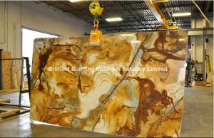 Wholesale Luxury Palomino Quartzite Slab, Brazil Yellow Quartzite Slab from china suppliers