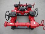 High Pressure Hydraulic Choke Manifold Oil And Gas Drilling Equipment 3 1 / 8" X
