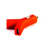 Cigarette lighter socket car charger stylish Y Shape style charger3.1A dual USB
