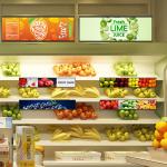 47.6 Inch Wall Mount Stretched LCD Display For Supermarket Android
